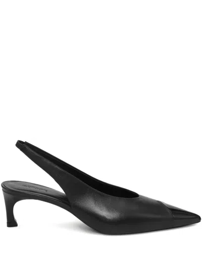 Rotate Birger Christensen スリングバック レザーパンプス In Black