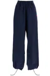 Rotate Birger Christensen Sporty Pants With Embroidered Logo Design In Blue