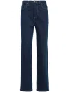 Rotate Birger Christensen Hoch Sitzende Jeans Mit Geradem Bein In Blue