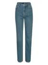 Rotate Birger Christensen Woman Denim Pants Blue Size 30 Cotton In Blue