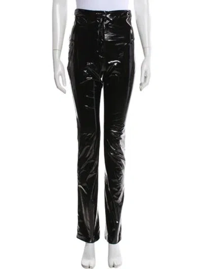 Pre-owned Rotate Birger Christensen Straight Leg Pants In Black