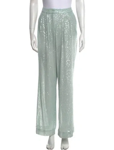 Pre-owned Rotate Birger Christensen Straight Leg Pants W/ Tags In Blue