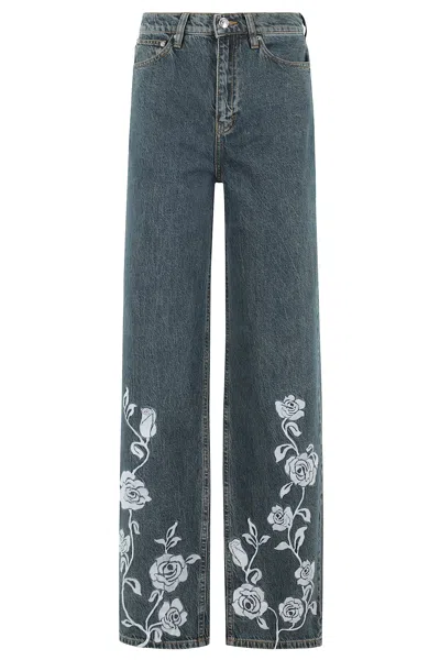 ROTATE BIRGER CHRISTENSEN STRAIGHT LEGGED JEANS
