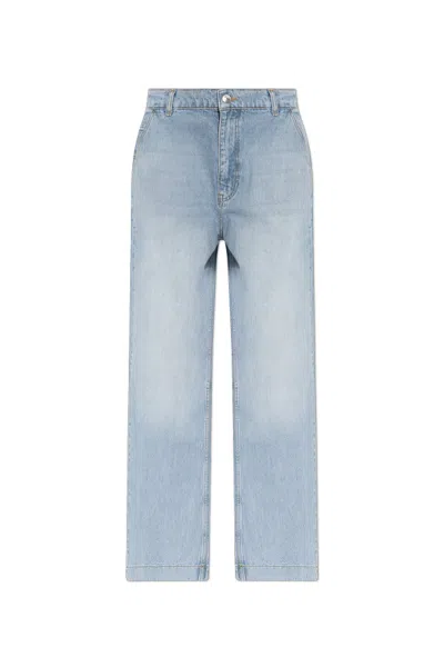 Rotate Birger Christensen Straightleg Jeans In Blue
