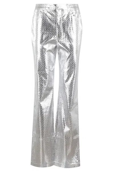 ROTATE BIRGER CHRISTENSEN BRAIDED STRAIGHT PANTS
