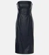 Rotate Birger Christensen Braided Midi Dress In Blue