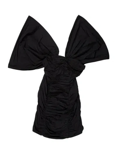Pre-owned Rotate Birger Christensen Strapless Mini Dress In Blue