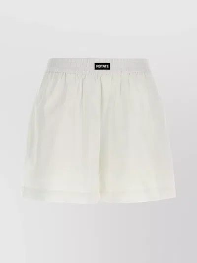 Rotate Birger Christensen Elasticated Bermuda And Short White