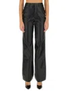 Rotate Birger Christensen Rotate Birgerchristensen Straight Leg Pants In Black