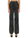 Rotate Birger Christensen Rotate Birgerchristensen Straight Leg Pants In Black
