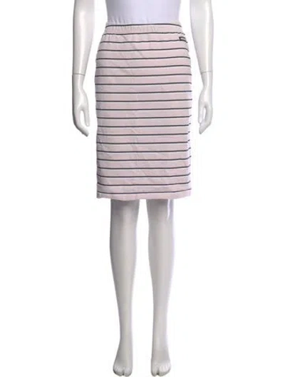 Pre-owned Rotate Birger Christensen Striped Knee-length Skirt In Multi