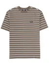 Rotate Birger Christensen Striped Logo-patch T-shirt In Multi