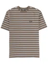 Rotate Birger Christensen Striped Logo-patch T-shirt In Multi