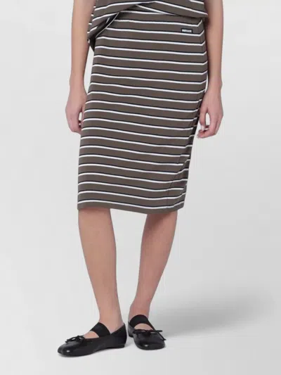 Rotate Birger Christensen Striped Pencil Skirt