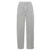 Rotate Birger Christensen Striped Tapered Poplin Pants In White
