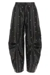 Rotate Birger Christensen Studded Cargo Trousers In Black