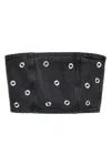 Rotate Birger Christensen Rotate Embellished Denim Bustier