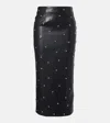 Rotate Birger Christensen Studded Midi Pencil Skirt In Multi