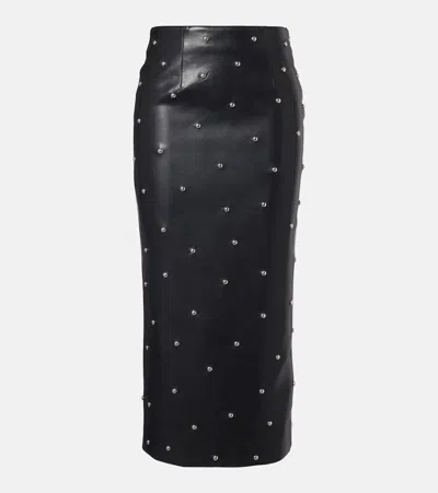 ROTATE BIRGER CHRISTENSEN STUDDED PENCIL SKIRT