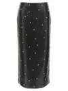 Rotate Birger Christensen Studded Skirt In Black