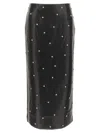 Rotate Birger Christensen Studded Skirt In Black