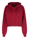 Rotate Birger Christensen Rotate Burgundy Cotton Sweatshirt In Red