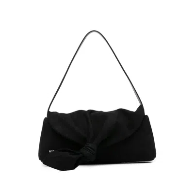 Rotate Birger Christensen Suede Shoulder Bag In Black