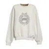 Rotate Birger Christensen Sweatshirt Rotate Woman Color Beige In White