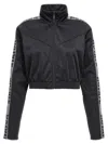 Rotate Birger Christensen Logo-tape Track Jacket In Black
