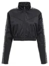 Rotate Birger Christensen Sunday Capsule Cropped Sweatshirt In Black