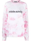 Rotate Birger Christensen Sunday Tie-dye Sweatshirt In Pink
