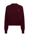 Rotate Birger Christensen Maglioncino Girocollo Basic Zinfandel In Burgundy