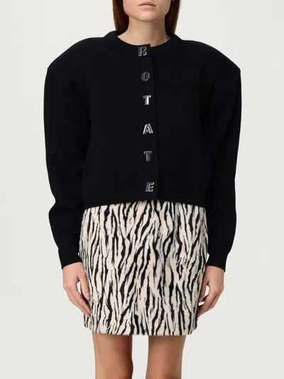 ROTATE BIRGER CHRISTENSEN SWEATER ROTATE WOMAN COLOR BLACK,H25364002