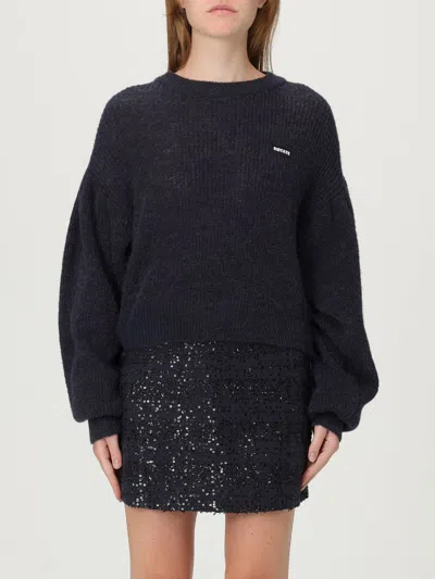 Rotate Birger Christensen Sweater Rotate Woman Color Blue In Black
