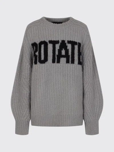Rotate Birger Christensen Sweater Rotate Woman Color Grey In Gray