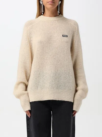 Rotate Birger Christensen Sweater Rotate Woman Color White In Parchment