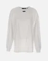 Rotate Birger Christensen Thin Cotton T Shirt With Logo
