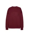 Rotate Birger Christensen Heavy Bordeaux Sweatshirt In Burgundy