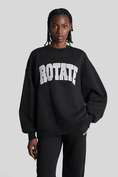 Rotate Birger Christensen Sweatshirt In Black