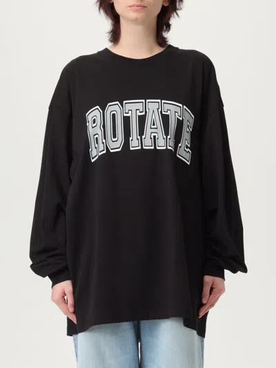 Rotate Birger Christensen Sweatshirt Rotate Woman Color Black