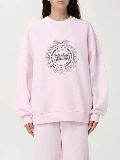 Rotate Birger Christensen Sweatshirt Rotate Woman Color Pink
