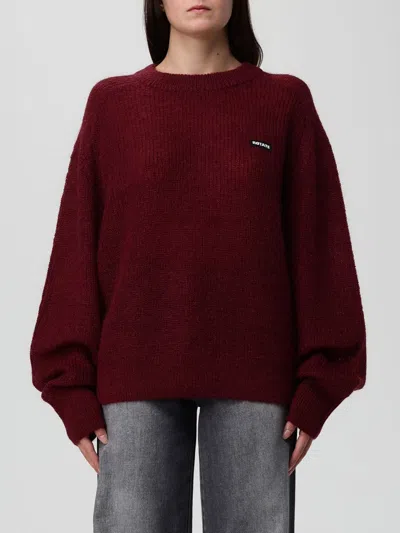 Rotate Birger Christensen Sweatshirt Rotate Woman Color Plum In Burgundy