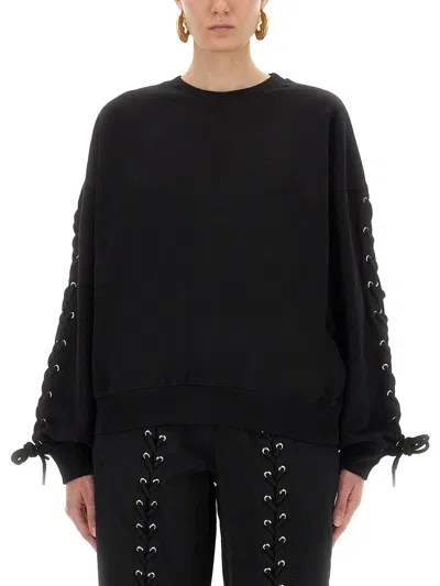 ROTATE BIRGER CHRISTENSEN SWEATSHIRT WITH LACES