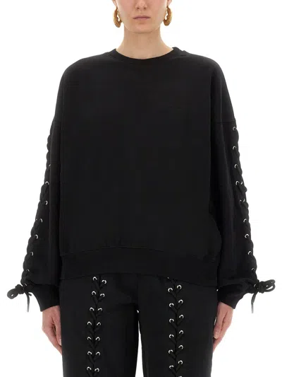 ROTATE BIRGER CHRISTENSEN SWEATSHIRT WITH LACES