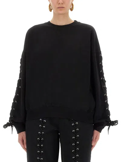 ROTATE BIRGER CHRISTENSEN ROTATE BIRGER CHRISTENSEN SWEATSHIRT WITH LACES