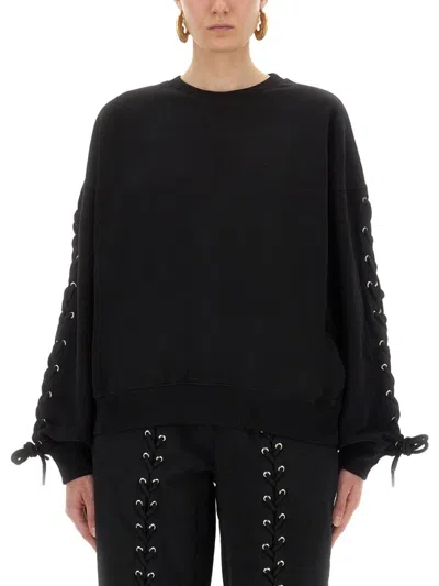 ROTATE BIRGER CHRISTENSEN SWEATSHIRT WITH LACES