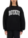 Rotate Birger Christensen Rotate Birgerchristensen Sweatshirt With Logo In Black