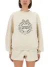 Rotate Birger Christensen Rotate Birgerchristensen Grey Organic Cotton Sweatshirts In Neutral