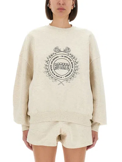 ROTATE BIRGER CHRISTENSEN ROTATE BIRGER CHRISTENSEN SWEATSHIRT WITH LOGO