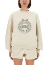 Rotate Birger Christensen Sweatshirt With Logo In Gray